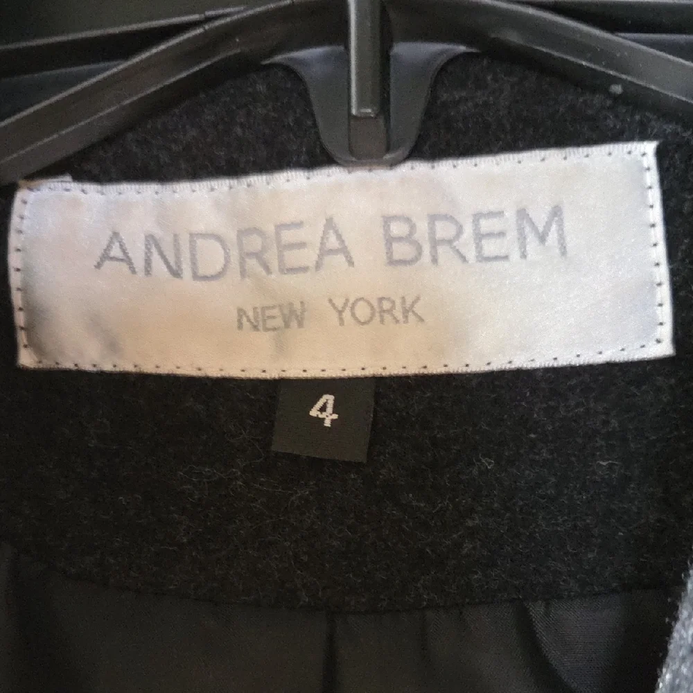 ANDREA BREM floor Length Wool Women's Coat - Picture 3 of 4